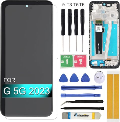 LCD Screen Replacement for Moto G 5G 2023 6.5'' XT2313-3 XT2313-4 XT2313-6 Assembly LCD Display Touch Screen Digitizer Repair Tools Kit in Saudi Arabia