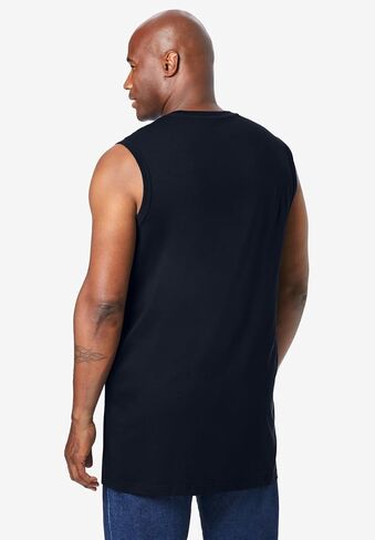 KingSize Men's Big & Tall Shrink-Less Longer-Length Lightweight Muscle Pocket Tee in Saudi Arabia