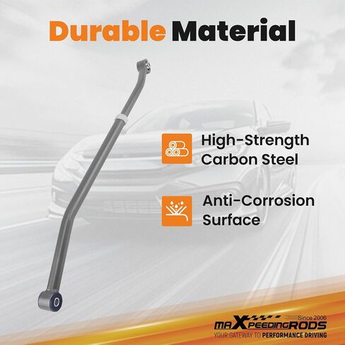 MaxPeedingrods شريط المسار القابل للتعديل الخلفي ل Jeep Wrangler TJ 1997-2006 مع 1-6 "، قضيب بار بانهارد in Kuwait