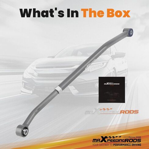 MaxPeedingrods شريط المسار القابل للتعديل الخلفي ل Jeep Wrangler TJ 1997-2006 مع 1-6 "، قضيب بار بانهارد in Kuwait