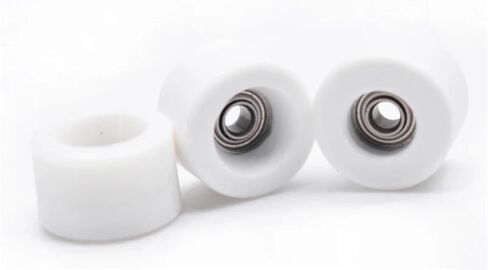 4pcs mini Finger Board Wheels Fingerboard Trucks Wheels Bearing Urethane Fingerboard Wheels(50R) in Saudi Arabia