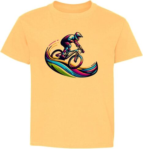 دراجة BMX RIDE RIDER T-Shirt 100 ٪ القطن للرجال ، النساء ، الأطفال المحملات القصيرة الأكمام in Saudi Arabia