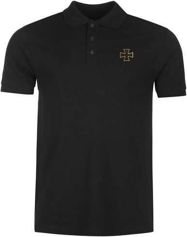 Polo Shirts for Men Cross of Iron Wehrmacht Embroidered Short Sleeve Mens Polo Shirts in Saudi Arabia