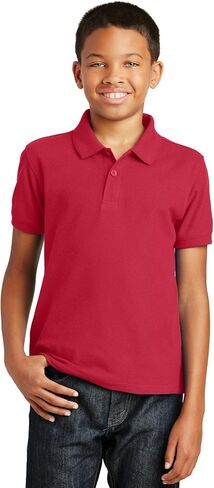 Port Authority Youth Core Classic Pique Polo in Saudi Arabia