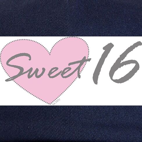 Cafepress Pink Heart Sweet 16 Cap Cap قابلة للتعديل in Saudi Arabia