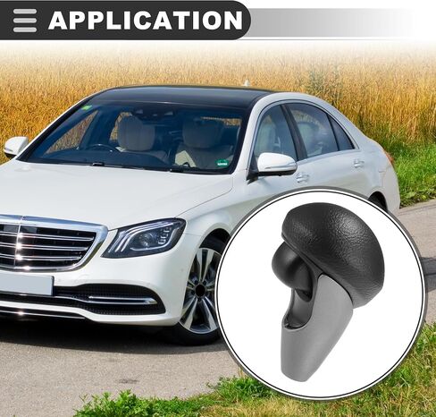 Motoforti Gear Shift Knob Handle, Automatic Shift Knob Handle, for Honda Civic 2006-2011, Plastic, Black in Saudi Arabia