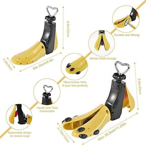 Shoe Stretcher Women Men, Boot Stretcher, Adjustable Unisex Boot Wide Feet ABS Plug in Saudi Arabia