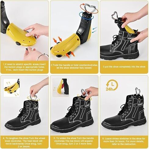 Shoe Stretcher Women Men, Boot Stretcher, Adjustable Unisex Boot Wide Feet ABS Plug in Saudi Arabia