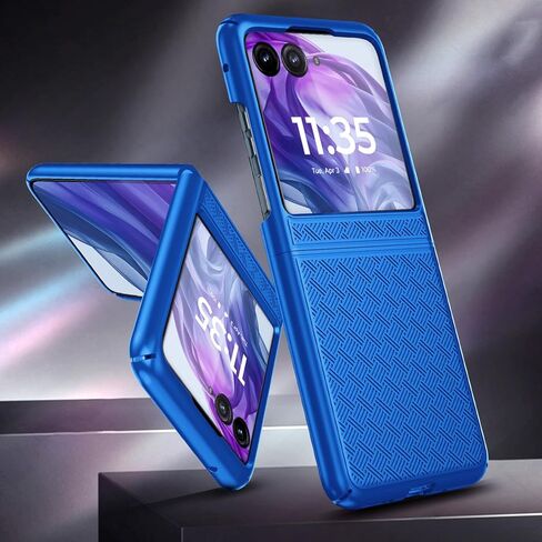 حافظة YZB مع مشبك لهاتف Motorola Razr+ (Plus) 2024، [لا تناسب Razr 2024] غطاء واقٍ رفيع للغاية وسهل التركيب مع مجموعة حافظة بمشبك حزام دوار ومسند مدمج، أسود in Kuwait