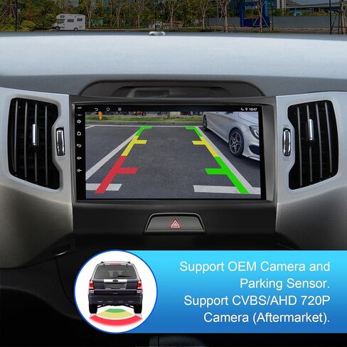 2+32G 9-inch Android 12 Car Stereo for KIA Sportage 3 2010-2016 IPS Touchscreen Screen Car Radio with Carplay & Android Auto Support Backup Camera GPS FM Navi BT SWC in Kuwait