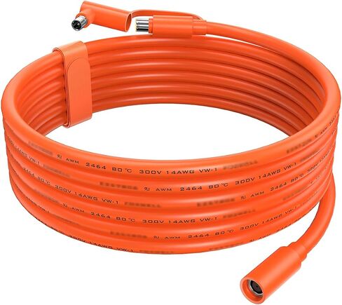 Solar Connector to DC 8mm Adapter Cable, 2M 6FT 12AWG+14AWG Solar Cable with DC8020/7909 for Jackery Explorer 160 240 500 1000 GZ Yeti BLUETTI Portable Power Station, Solar Generator, Solar Panel in Saudi Arabia