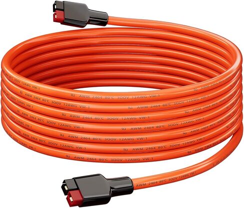 Solar Connector to DC 8mm Adapter Cable, 2M 6FT 12AWG+14AWG Solar Cable with DC8020/7909 for Jackery Explorer 160 240 500 1000 GZ Yeti BLUETTI Portable Power Station, Solar Generator, Solar Panel in Kuwait