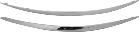 Garage-Pro Bumper Trim SET Compatible with Mercedes Benz E320 2007-2009, E350, E550, E63 AMG Front, Driver and Passenger Side, Chrome, Sedan, Wagon in Saudi Arabia