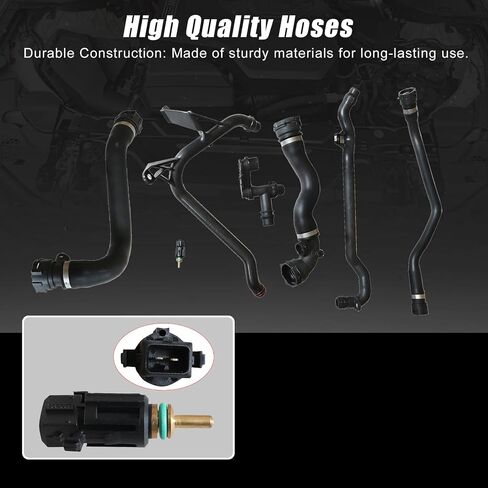 FZJDSD 7PCS مجموعة توسع الخزان تبريد مخطط خرطوم المبرد مجموعة متوافقة مع BMW 325CI 325I 325XI 330CI 330I 330XI 323CI 323I 328CI 328I استبدال 17127510952 11531436408 11531436410 1153025252525252525252525252525252525252525252525251431436436408 in Saudi Arabia