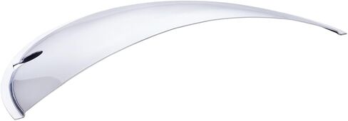 United Pacific 10476 Chrome Half-Moon Shield لـ 7 "المصابيح الأمامية ، الفولاذ المقاوم للصدأ المطلي بالكروم ، بنية متينة-مجموعة واحدة (حزمة 2) in Saudi Arabia