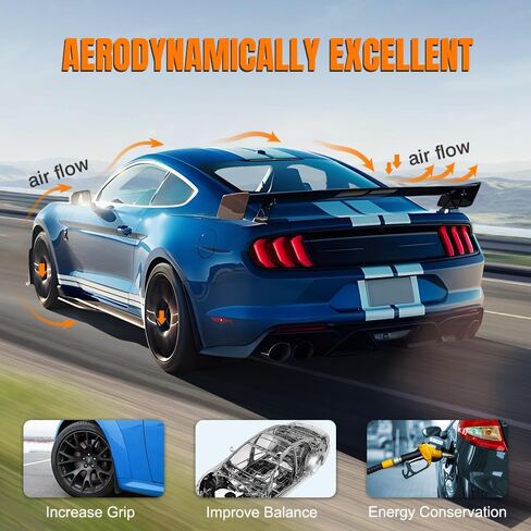 Trunk Spoiler Compatible with 2013-2019 Nissan Sentra Sedan, ABS Matte Black Rear Trunk Tail Lid Racing Spoiler Wing W/Brake Light in Saudi Arabia