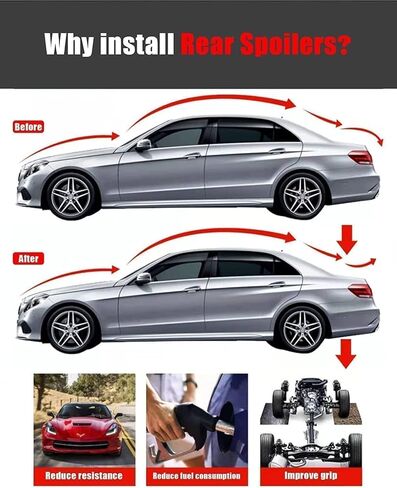 Car Rear Spoilers for Chevrolet Equinox,Rear Wing Rear Spoiler Wing Rear Bumper Diffuser Roof Spoiler Tailgate Boot Wing in Saudi Arabia