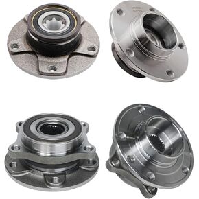 Detroit Axle - 4 Wheel Bearing Hubs for 2013-2016 Dodge Dart, 2014 2015 Replacement Wheel Bearing Hubs Assembly Front and Rear in Kuwait