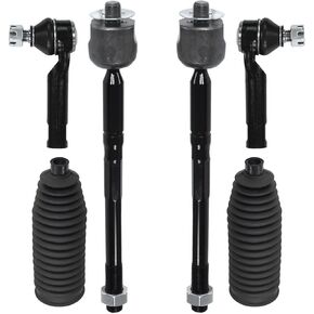 طقم نهاية قضيب TIE 6 PCS ، نهاية قضيب ربط داخلي داخلي مع أحذية متوافقة مع 2005-2023 تويوتا تاكوما in Saudi Arabia
