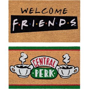 Gertmenian Peanuts Snoopy Coir Doormat - 2x3 Welcome Mat (2-Pack), Ideal for High Traffic Areas in Front Door, Garage, Entryway - Welcome, 80022 in Saudi Arabia