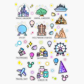 Magnet قابلني في My Happy Place Pattern Magnetic Vinyl Sticker Magnet 5 " in Kuwait