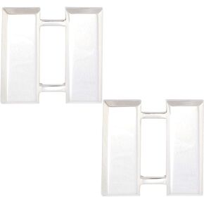 US Army Rank Officer Captain (O-3) Regulation Size Nickel Plated Metal Finish - 1 pr in Saudi Arabia