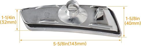 HECASA Pair Side Marker Lights Compatible with 2008-2009 Pontiac G8 GT GXP Bumper Side Markers Lamps Left & Right Side Clear Lens in Kuwait