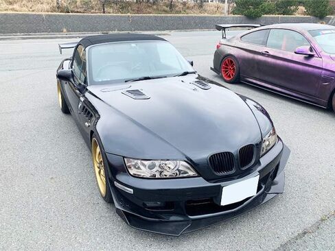 iJDMTOY Semi-Clear Lens Front Bumper Amber Full LED Strip Side Marker Lights Compatible With 1996-2002 BMW Z3 Roadster Convertible, Z3-M Coupe in Saudi Arabia