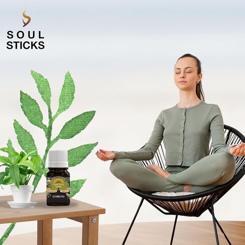 SOUL STICKS 10ml Herbal Spell Oil | 100% Pure Therapeutic Grade | Rid Yourself of Negative Energy | Undiluted Natural Oil for Diffuser, Humidifier, Relaxation, & Meditation - Uncrossing in Saudi Arabia