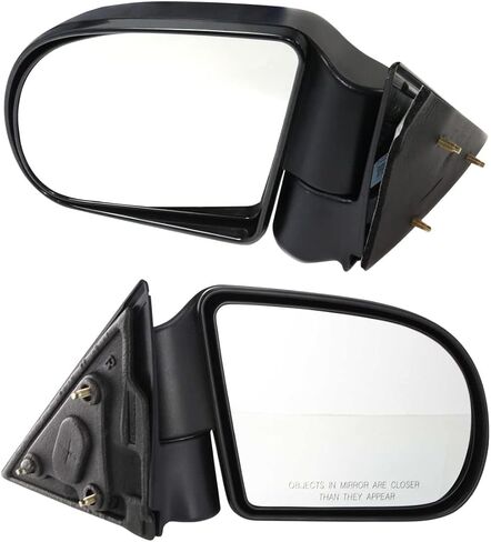 Garage-Pro Driver & Passenger Side Non-Electric Mirrors for Chevrolet S10 GMC Sonoma 1999-2004 Textured in Saudi Arabia