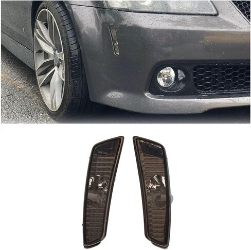 HECASA Pair Side Marker Lights Compatible with 2008-2009 Pontiac G8 GT GXP Bumper Side Markers Lamps Left & Right Side Clear Lens in Saudi Arabia