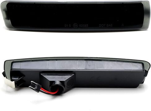 Ijdmtoy شبه العدسة ذات العدسة الأمامية المصد أمبر كامل LED LED Side Lights متوافقة مع 1996-2002 BMW Z3 Roadster convertible ، Z3-M Coupe in Kuwait