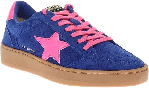 VINTAGE HAVANA Womens Denisse 45 Lace Up Sneakers Shoes Casual - Blue in Saudi Arabia