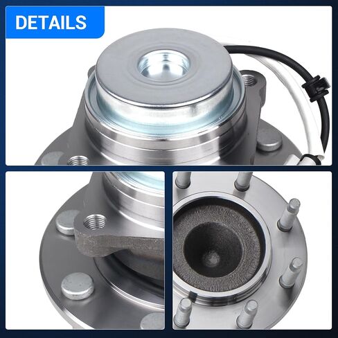 Autoround 515059 Front Wheel Bearing and Hub Assembly Fit for 2003-2017 Chevy Express 2500/3500/4500, GMC Savana 2500/3500/4500, 8 Lugs w/ABS, Set of 2 in Saudi Arabia