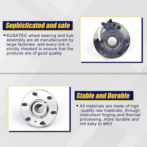 KUSATEC 513236 Front/Rear Wheel Bearing and Hub Assembly Compatible with 2006-2007 Buick Terraza,Saturn Relay, 2006-2009 Chevy Uplander,Pontiac Montana, 6 Lug Bolts w/ABS in Saudi Arabia