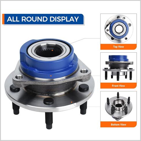 Parod 2PCS Front 513203 مجموعة محور العجلات ملائمة لـ 05 جاذبية ، لاكروس ، 03-05 قرن ، مشروع ، بونتياك أزيتك ، مونتانا ، 03-04 ريجال ، 03-07 Rendezvous ، Monte Carlo ، 00-08 Impala ، 03-08 Grand Prix Prix in Saudi Arabia