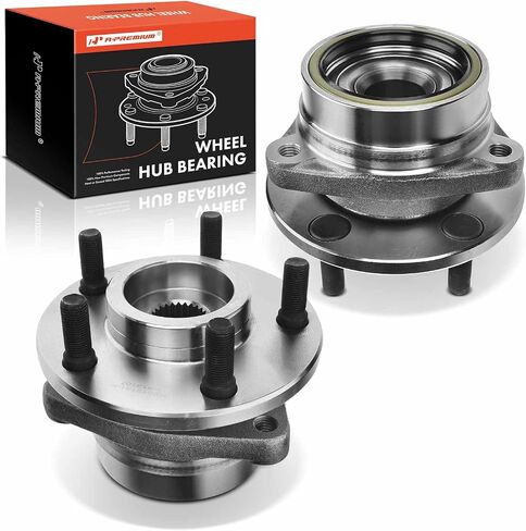 A-Premium 2 X Bront Wheel Bearing and Hub Assembly مع 5-Lug متوافق مع Jeep Wrangler 1987-1989 ، Cherokee 1984-1989 ، Comanche 1986-1989 ، Wagoneer 1984-1989 in Saudi Arabia
