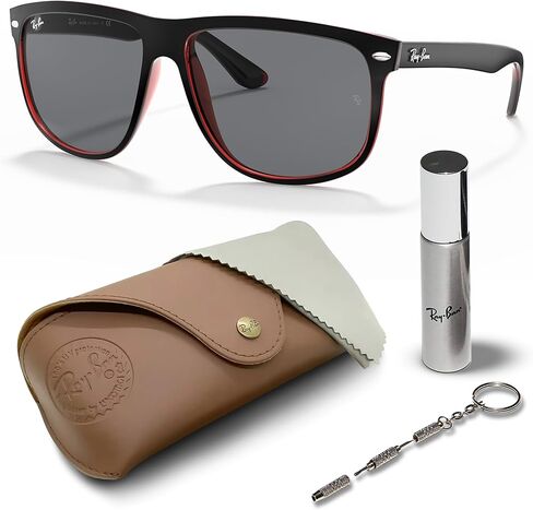Ray-Ban RB4147 Boyfriend Square Square Geasshes مع حزمة مجموعة النظارات الرسمية in Saudi Arabia