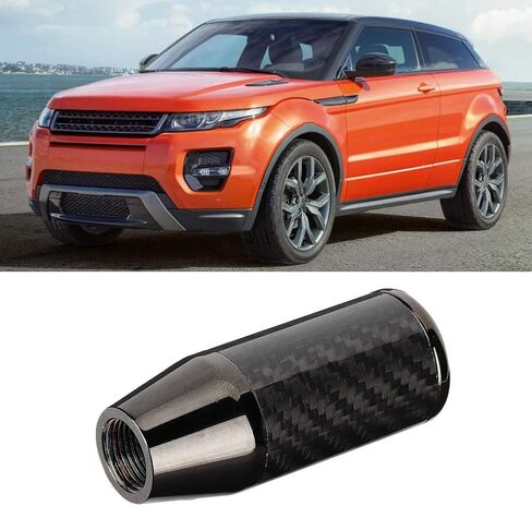 Universal Shift Knob, Aluminum Alloy Black Carbon Fiber Car Auto Manual Gear Shift Stick Knob Head Shifter in Saudi Arabia