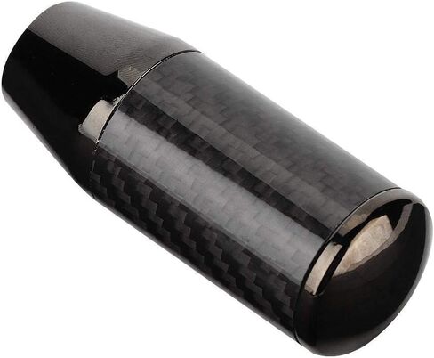 Universal Shift Knob, Aluminum Alloy Black Carbon Fiber Car Auto Manual Gear Shift Stick Knob Head Shifter in Saudi Arabia
