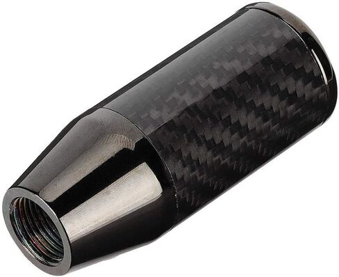 Universal Shift Knob, Aluminum Alloy Black Carbon Fiber Car Auto Manual Gear Shift Stick Knob Head Shifter in Saudi Arabia