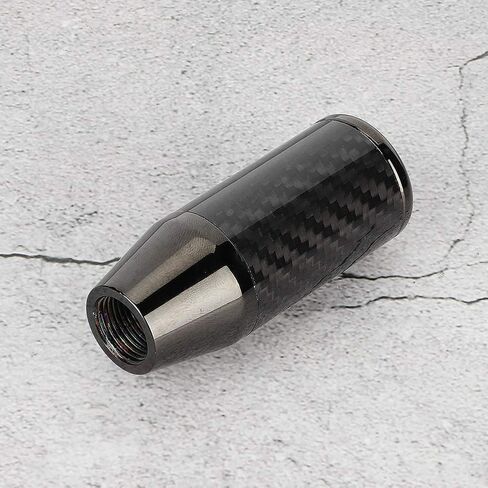 Universal Shift Knob, Aluminum Alloy Black Carbon Fiber Car Auto Manual Gear Shift Stick Knob Head Shifter in Saudi Arabia
