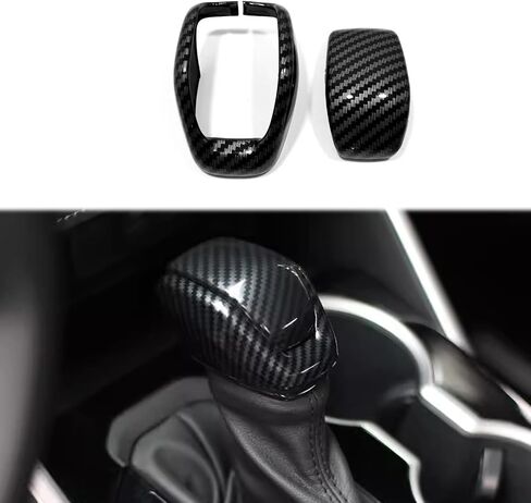 Car Accessories Fit for Toyota Highlander 2020~2023 Toyota RAV4 2019-2023 Gear Shift Lever Knob Shifter Head Cover Trim ABS Black in Saudi Arabia