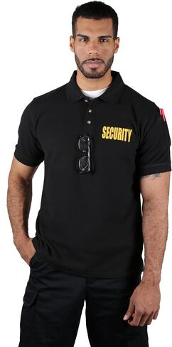 First Class Men's Polo Shirt Short Sleeve Tactical Interlock Moisture Wicking, Wrinkle Resistant Casual Security Polo Shirt in Saudi Arabia
