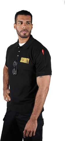 First Class Men's Polo Shirt Short Sleeve Tactical Interlock Moisture Wicking, Wrinkle Resistant Casual Security Polo Shirt in Saudi Arabia
