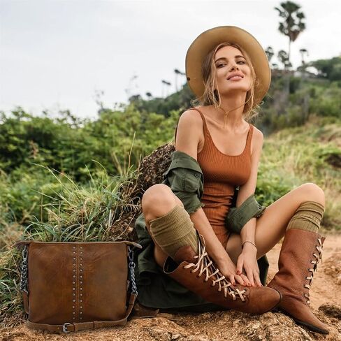 K & Bo Stevie Women's Crossbody Crossbod Presh ، Rocker Chic Boho Medium ، يتحول إلى حقيبة القابض ، والوزن الخفيف in Saudi Arabia