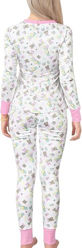 Littleforbig Women Long Cotton Cozy Breatable Baby Cuties Pajamas وضعت ملابس ناعمة ناعمة in Saudi Arabia