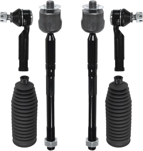 6 Pcs Tie Rod End Kit, Front Inner Outer Tie Rod End With Boots Compatible with 2005-2023 TOYOTA TACOMA in Saudi Arabia