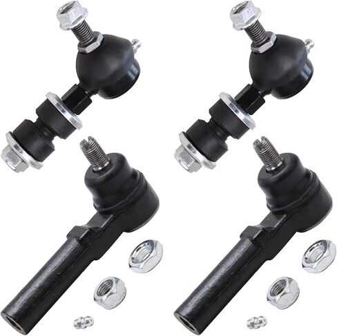 Detroit Axle - Front Suspension Kit for 1993-2002 Mercury Villager Nissan Quest, 2 Stabilizer Sway Bar Links 2 Outer Tie Rod End Links 1994 1995 1996 1997 1998 1999 2000 2001 Replacement in Saudi Arabia