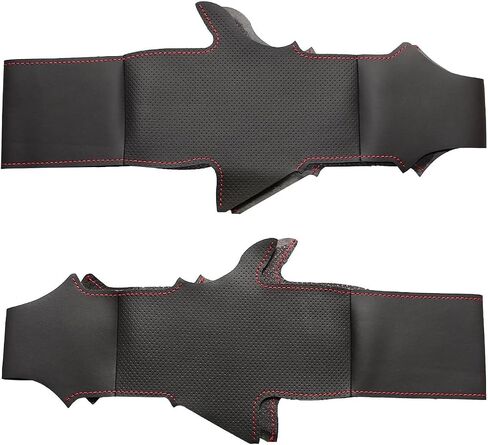 Loncky Custom Fit OEM يدوية يدوية سوداء حقيقية تلقائية تلقائية المخصصة لغطاء عجلة القيادة لكيا أوبطيما 2011 2013 الإكسسوارات in Kuwait